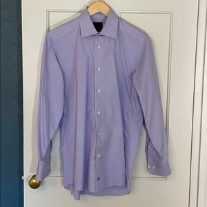 David Donahue Trim fit 15.5 34/35 Dress Shirt